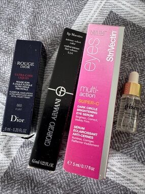 Luxury Beauty Bundle — Dior + Giorgio Armani + StriVectin + Gisou | 4 Items |
